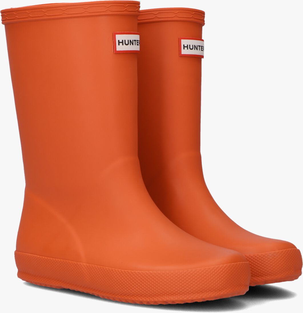 HUNTER oranje hunter regenlaarzen kids first classic