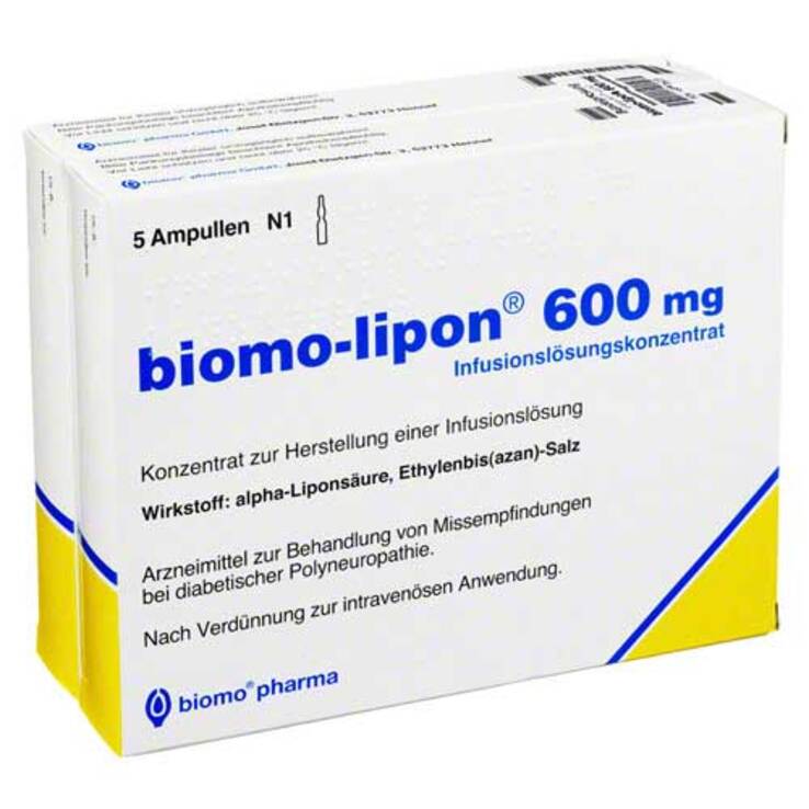 Biomo Lipon 600 mg Ampullen, 10 St