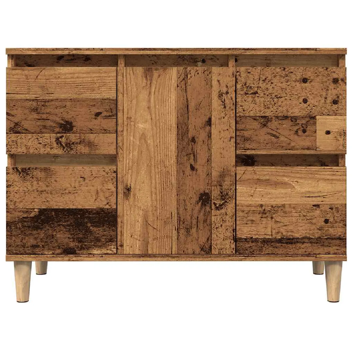 vidaXL Armoire d'évier Vieux bois