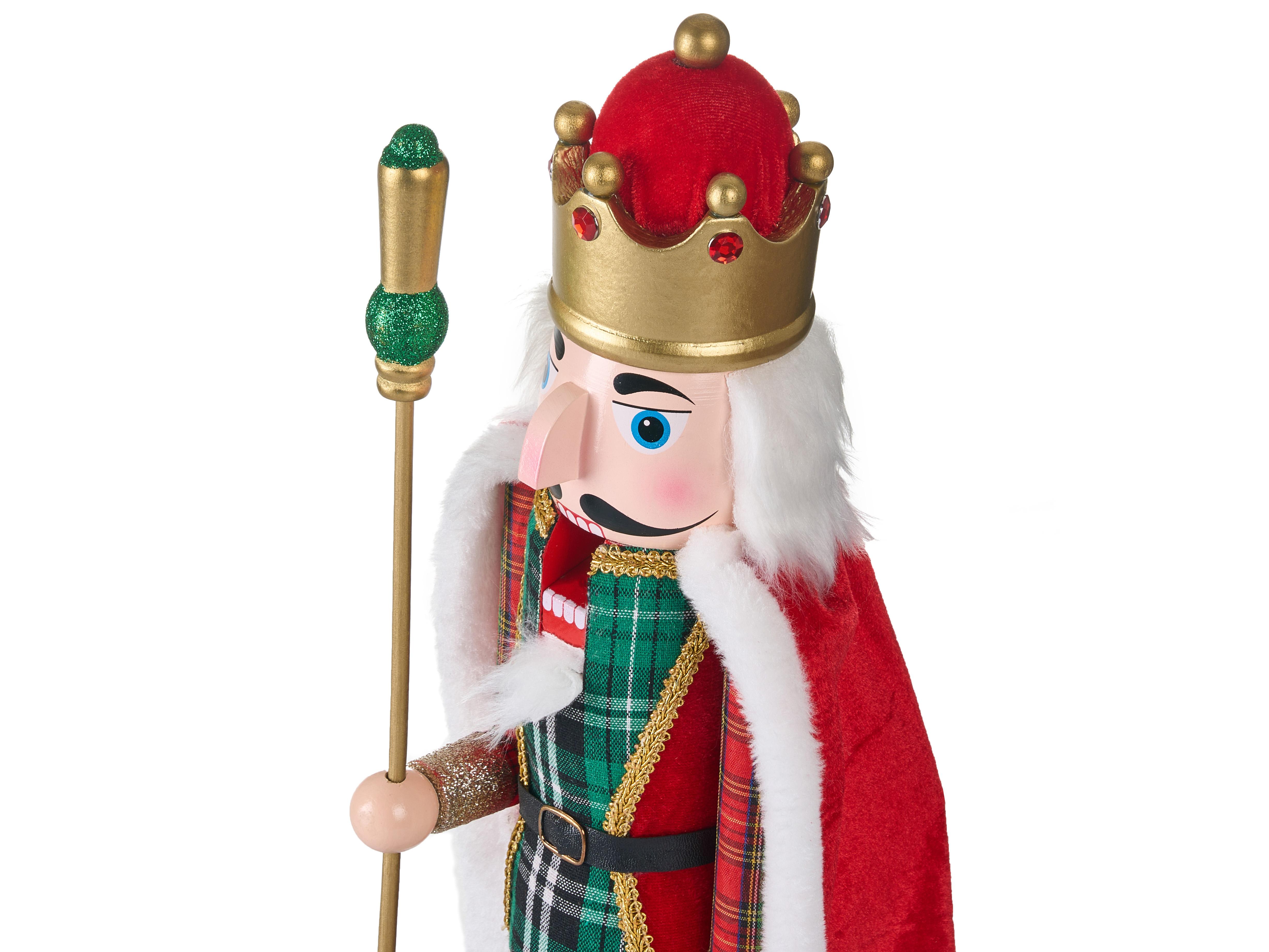 Figuur HALLSJON Notenkraker 50 cm Rood/groen