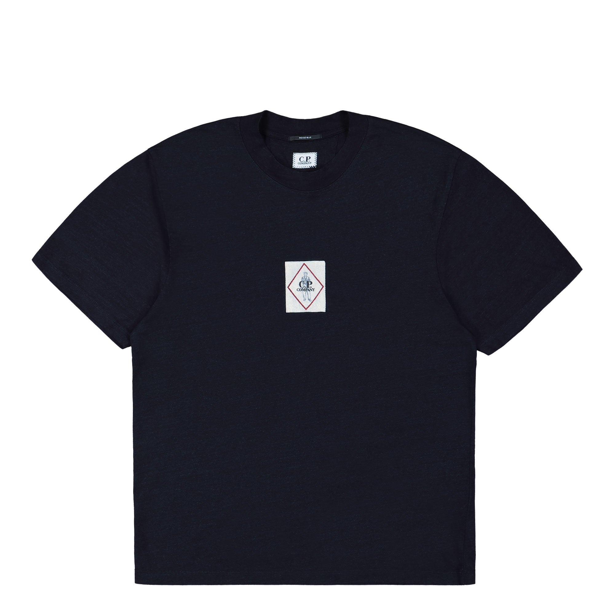 C.P. Company<br>Indigo Jersey Logo T-Shirt
