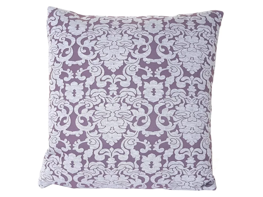 Coussin violet style baroque 45 x 45 x 5 cm DEC04081