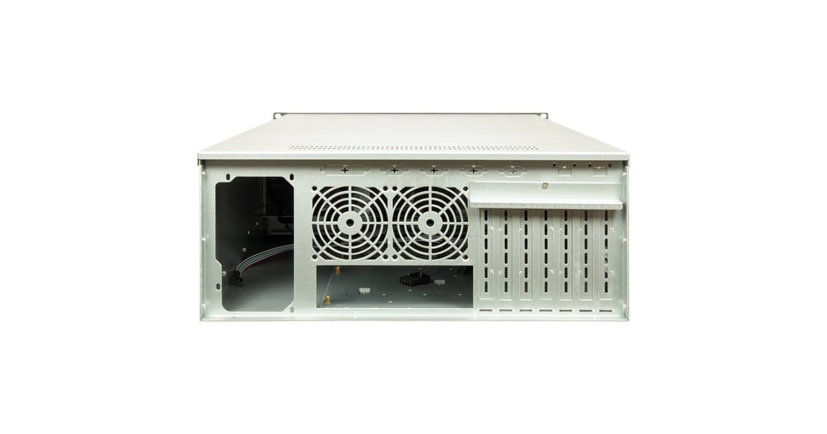 Inter-Tech4F28 Mining-Rack, server behuizing  (Zwart | 2x USB-A)