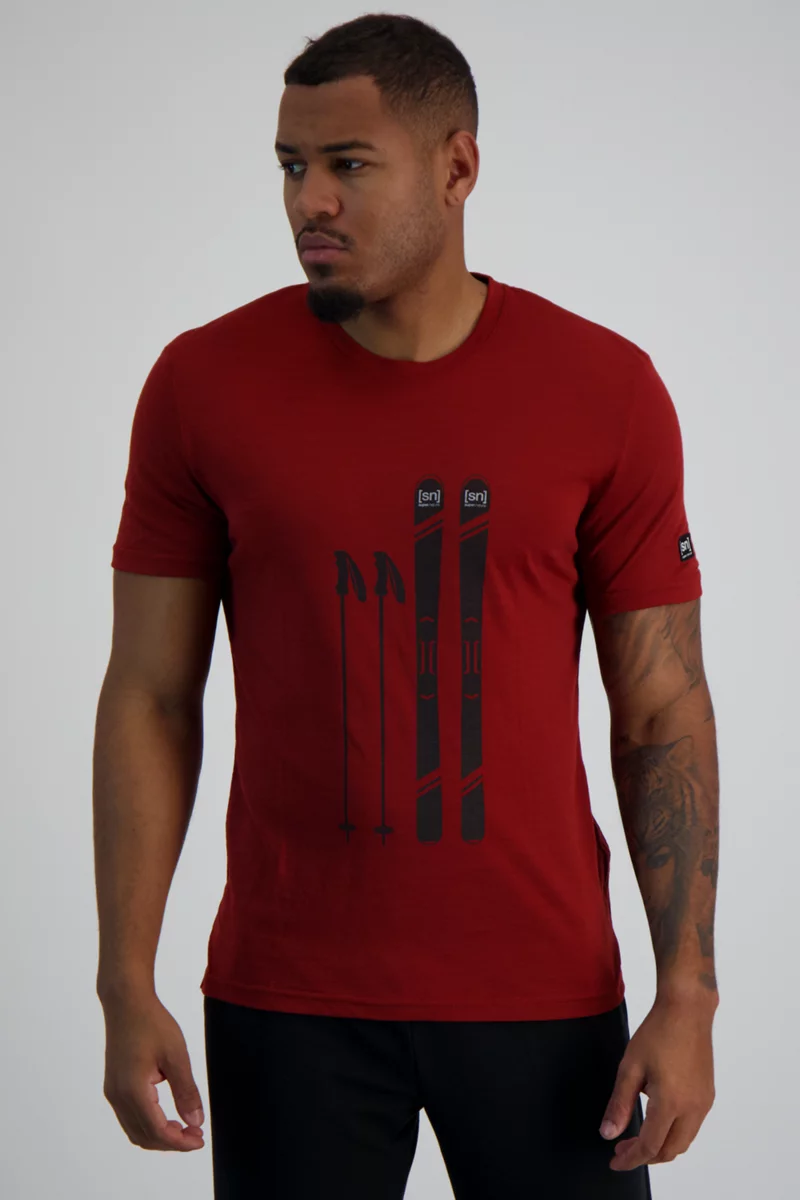 super.natural Skiing Gear Herren T-Shirt
