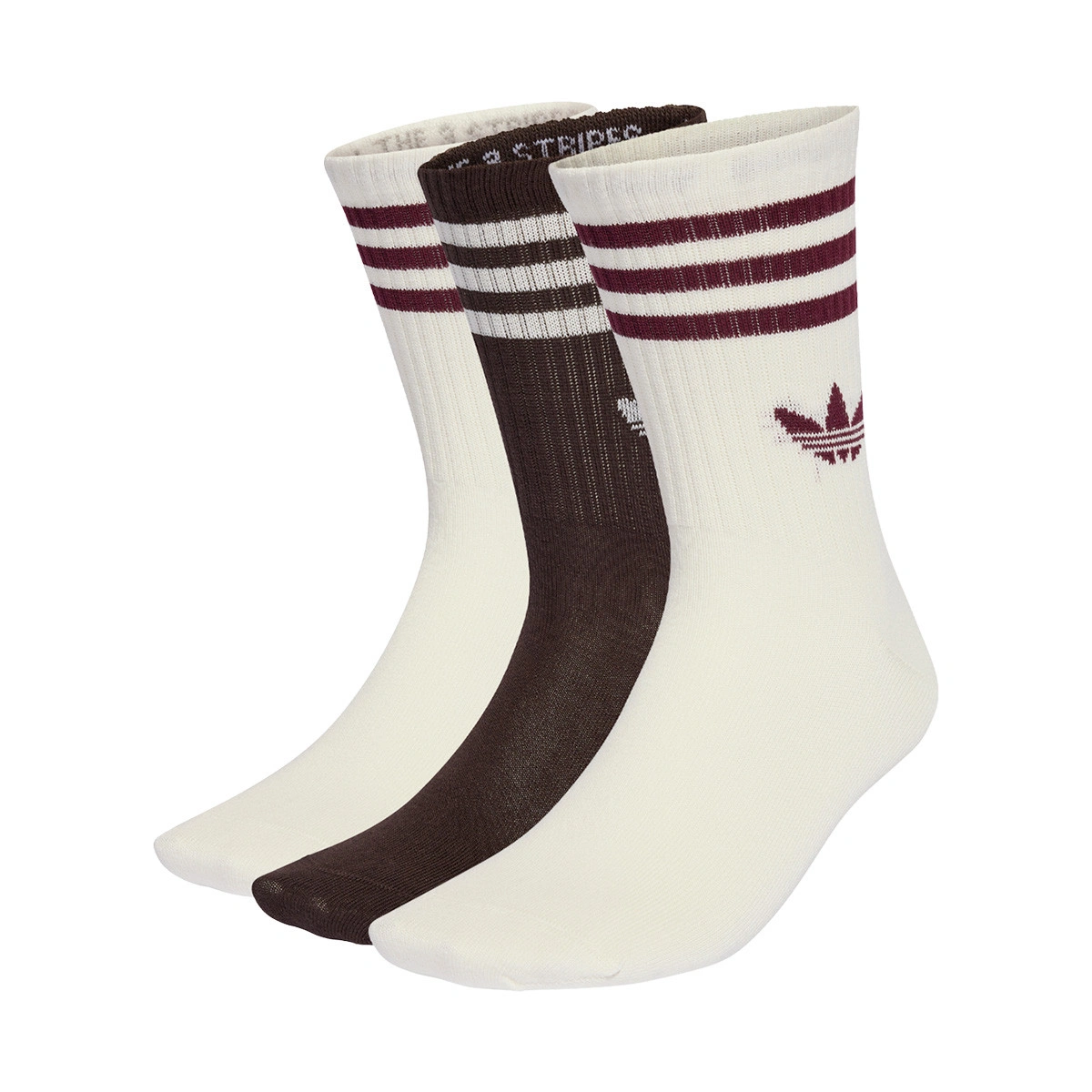 Meias adidas 3S Crew S (3 Pares)