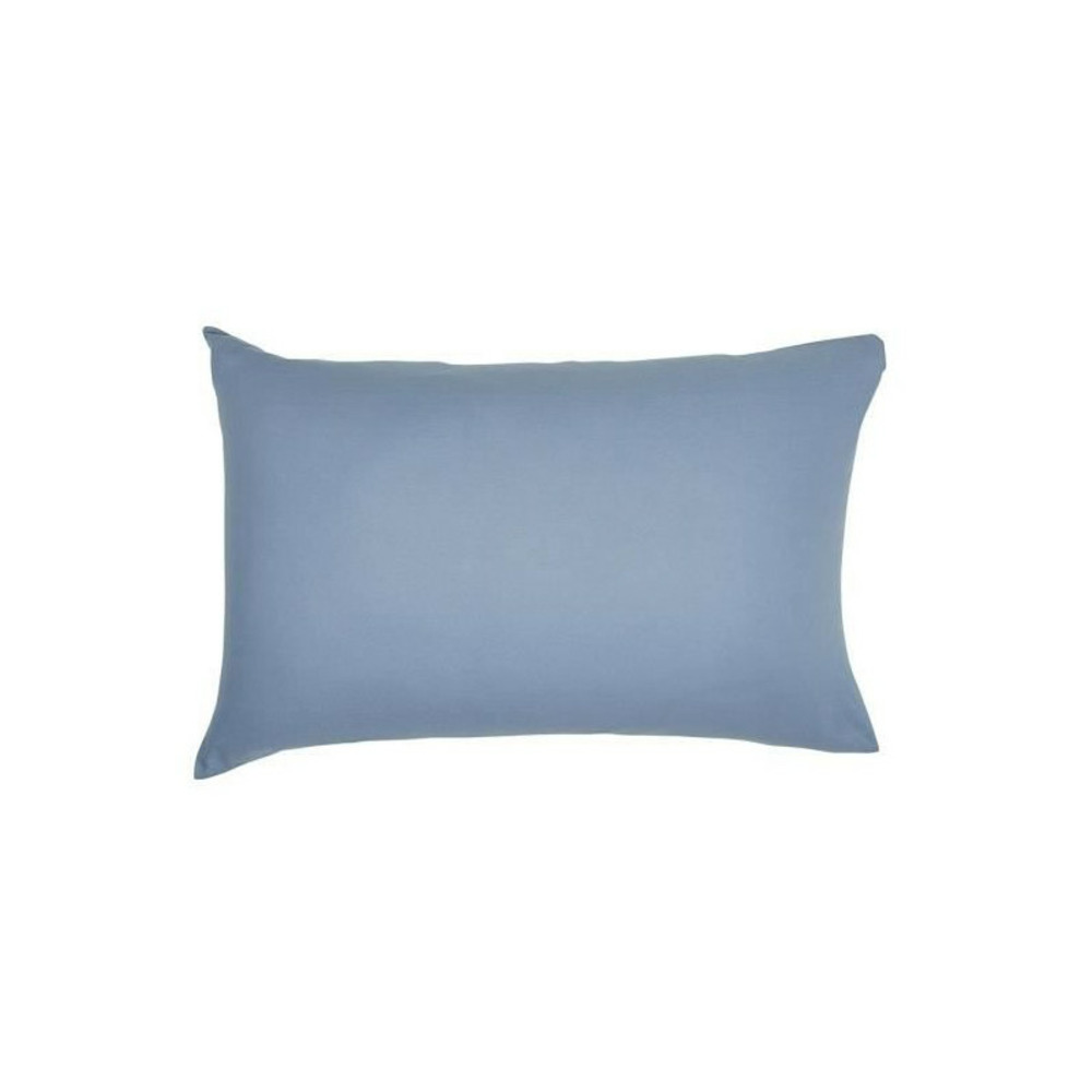 Taie d'oreiller essential - 50 x 70+5 cm - 100% coton uni - denim