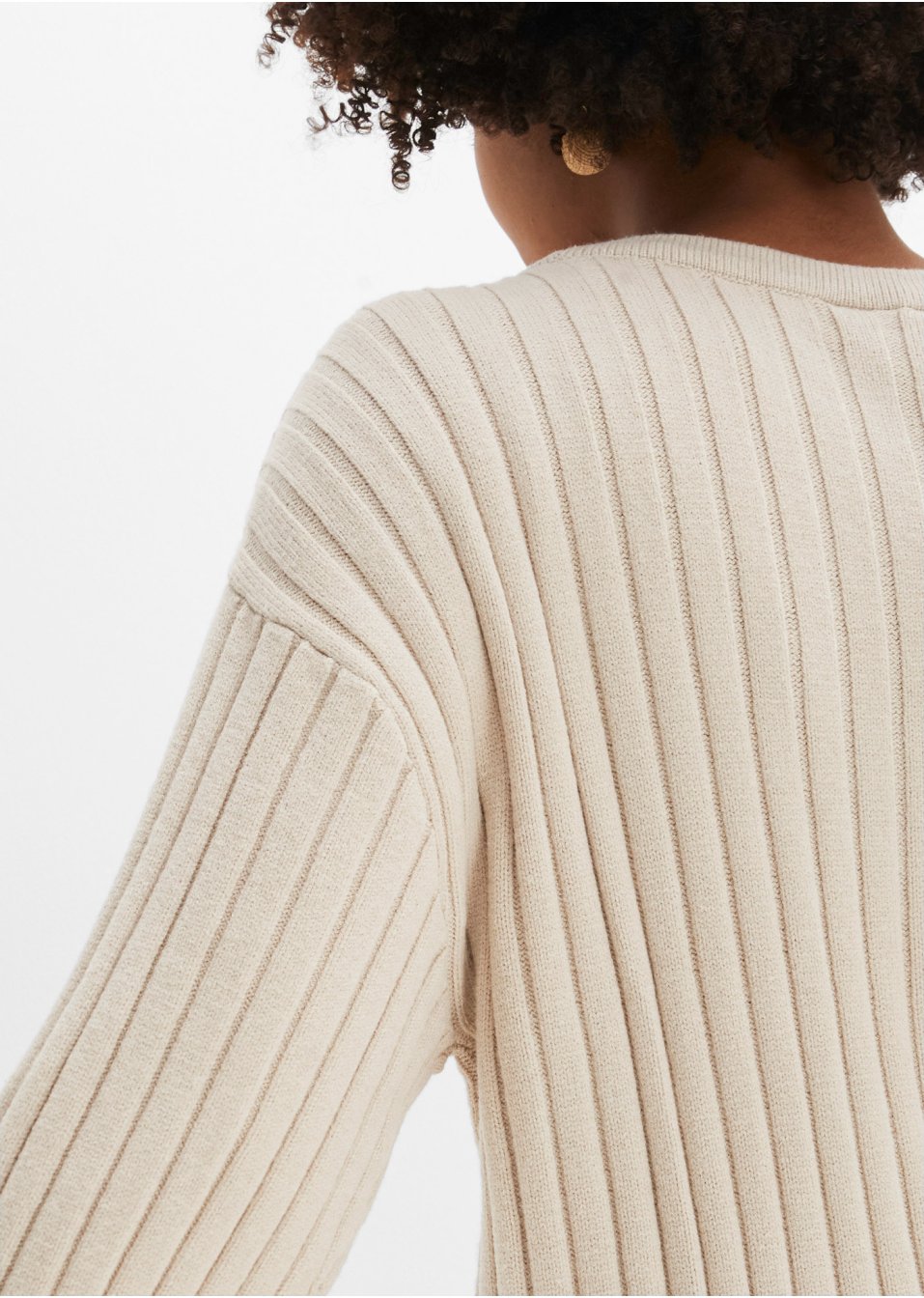 Gilet en maille forme boxy