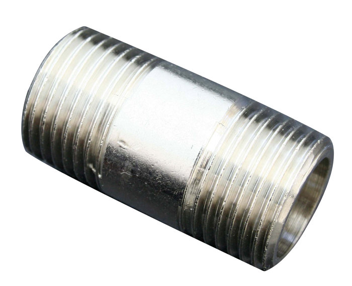 Nippelrør krom 1/2