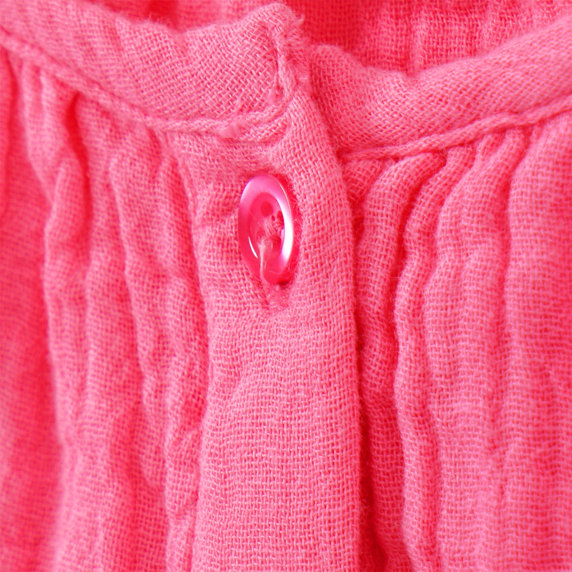 Yigga Mädchen Musselinbluse aus Bio-Baumwolle pink