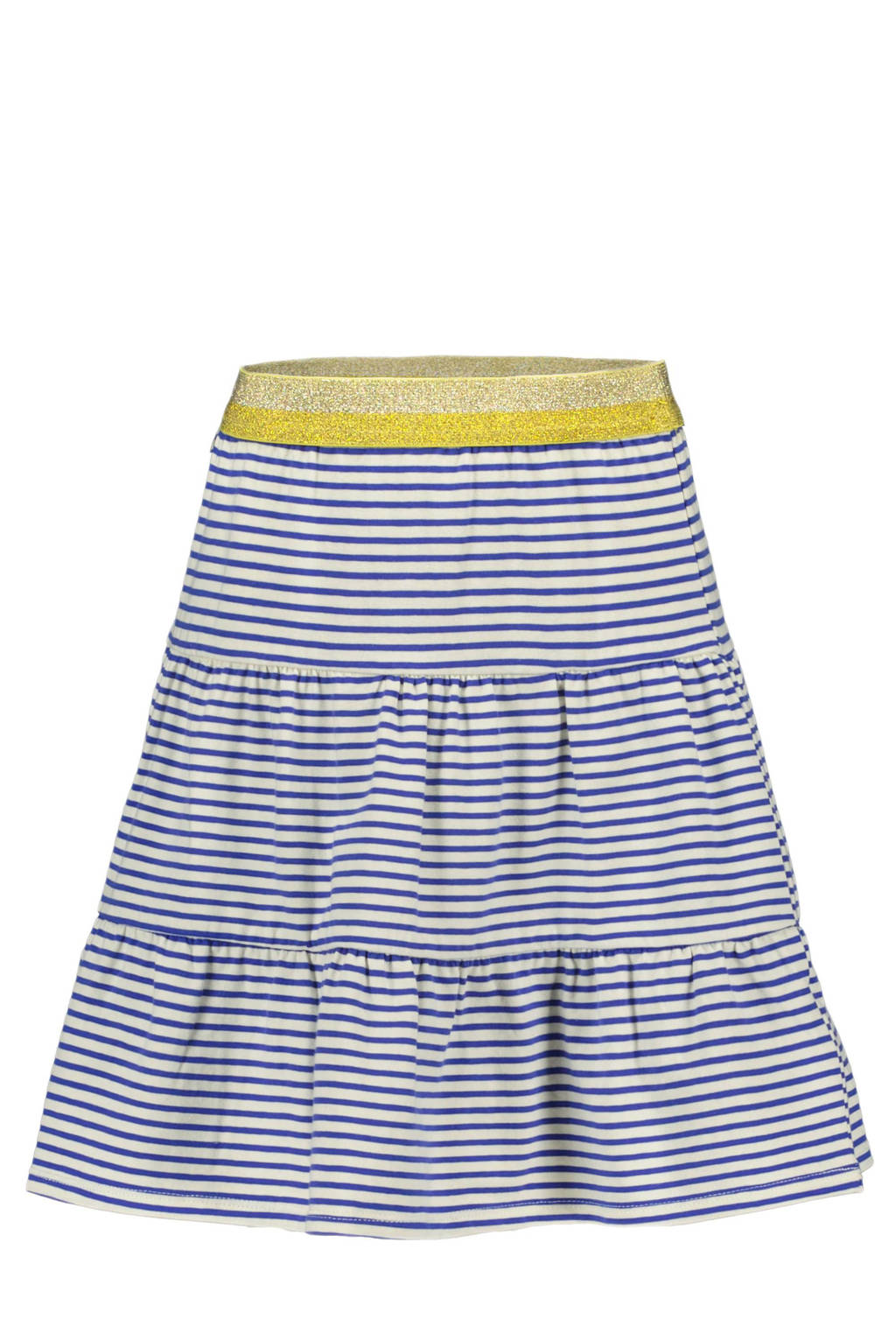 Like Flo gestreepte rok blauw/wit