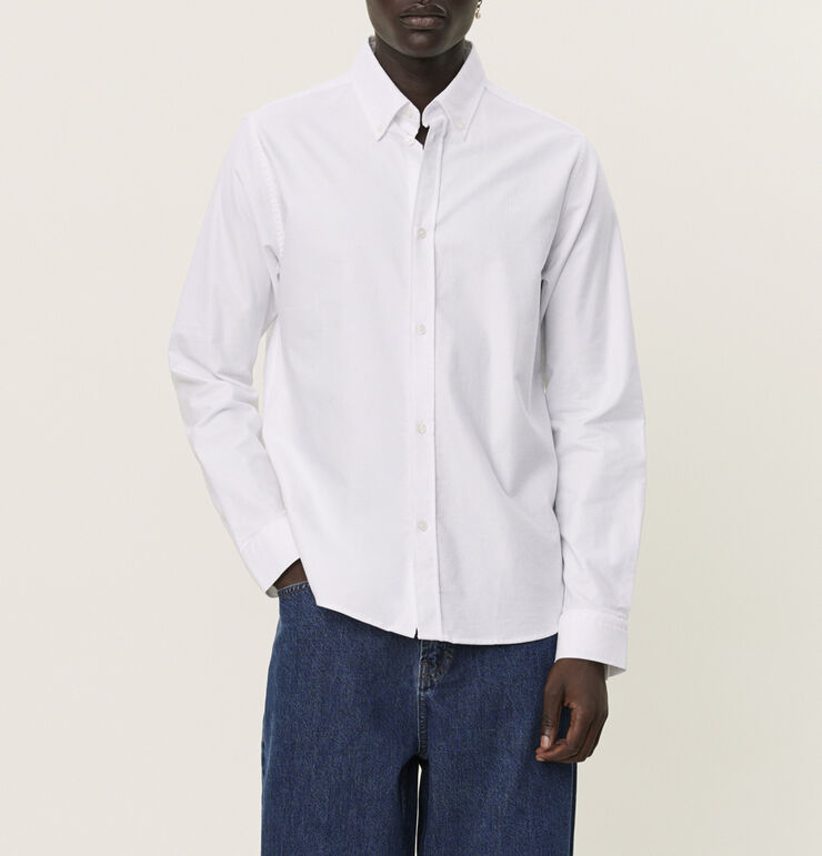 Les Deux Konrad Oxford Shirt Hvid
