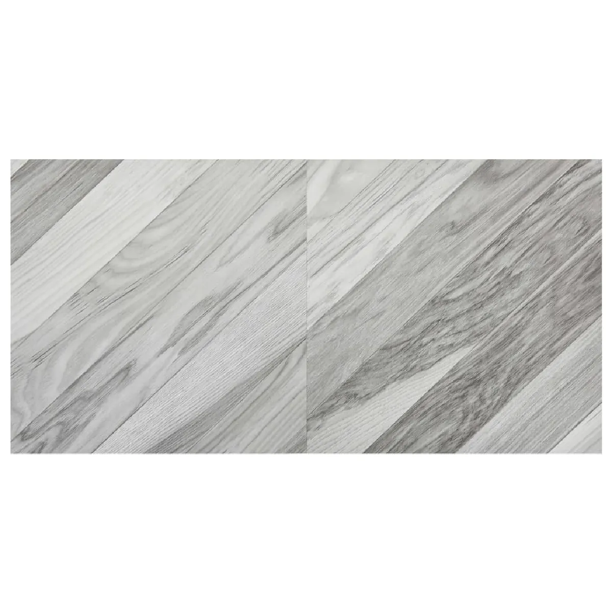 vidaXL Dalles de plancher autoadhésives 55 pcs gris rayé