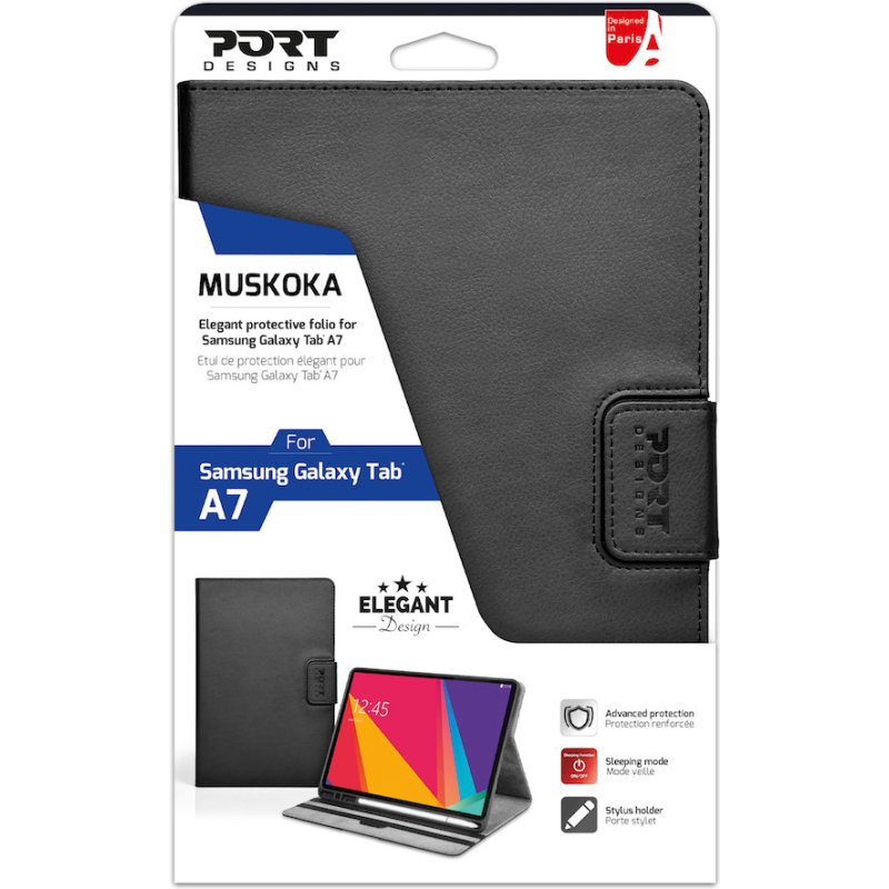 Port Designs 201413 étui pour tablette Folio Noir