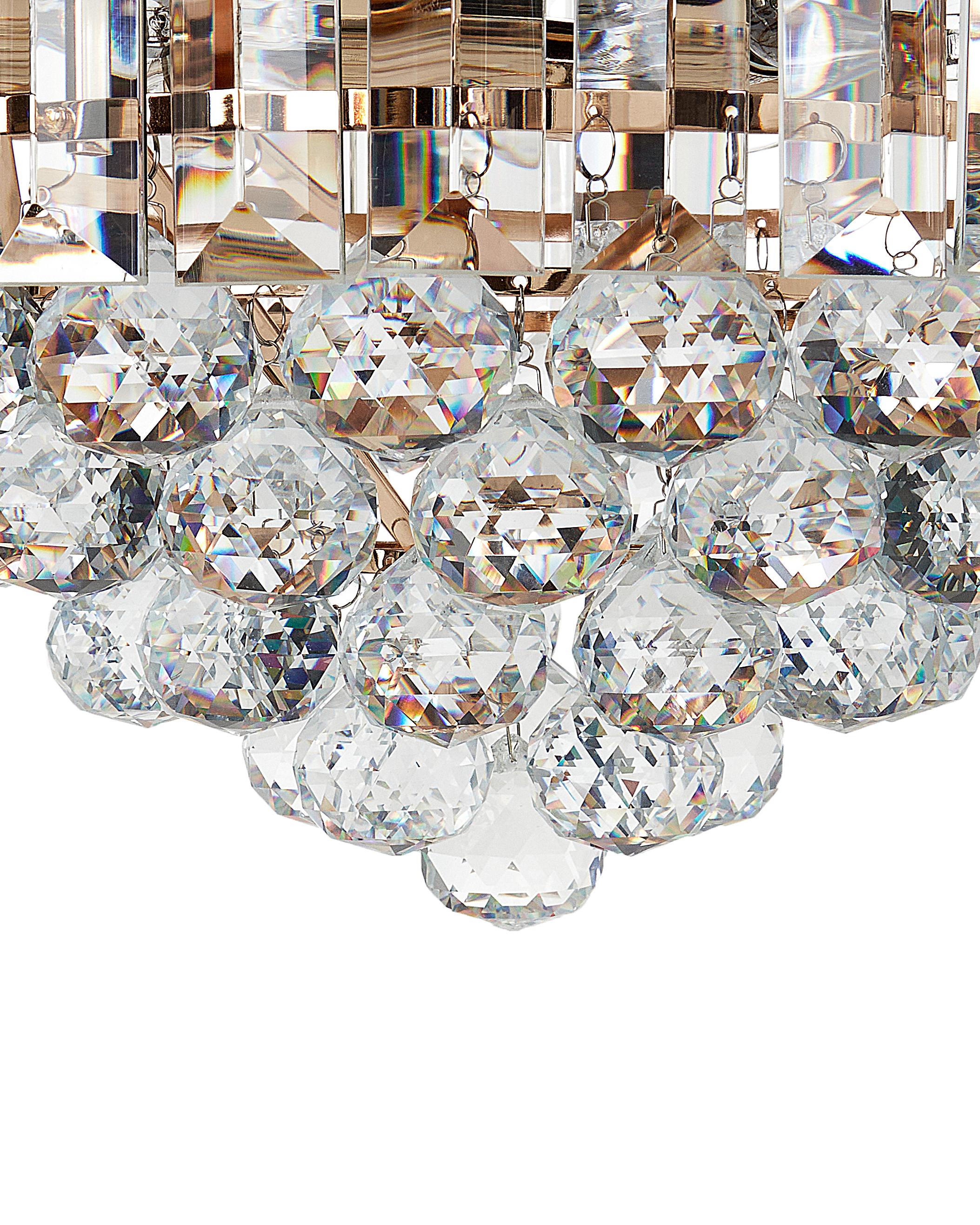 Kroonluchter ACHEIRO L Kristal Goud