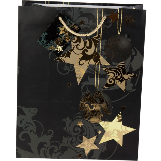 Geschenktasche - Sterne - 26 x 32,5 x 12,5 cm