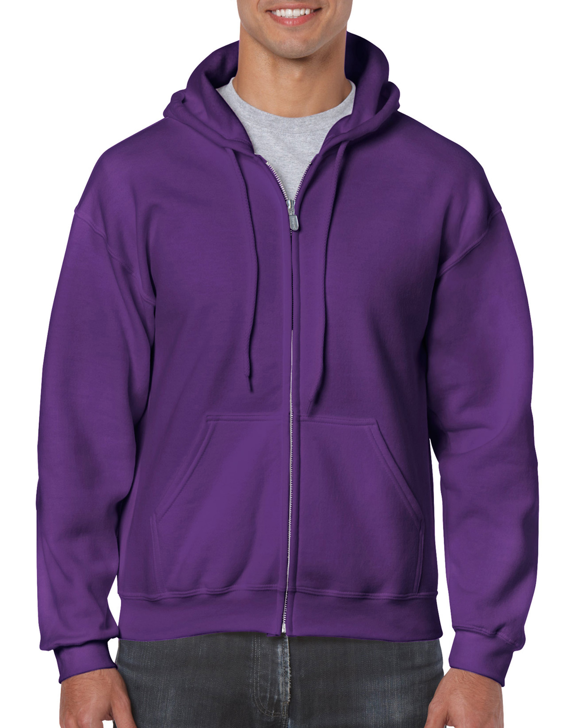 Gildan GD058 - Sweat-shirt à capuche adulte zippé HeavyBlend™