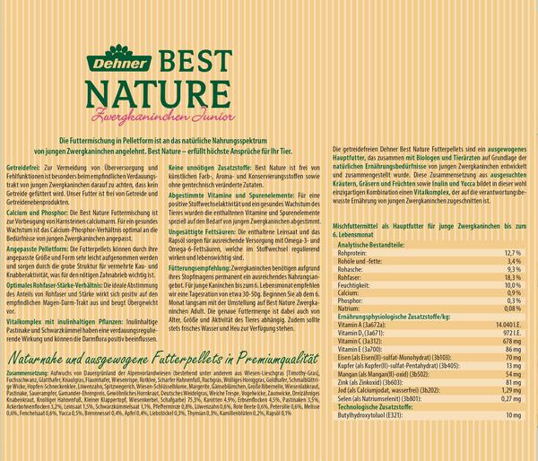 Dehner Best Nature Zwergkaninchenfutter