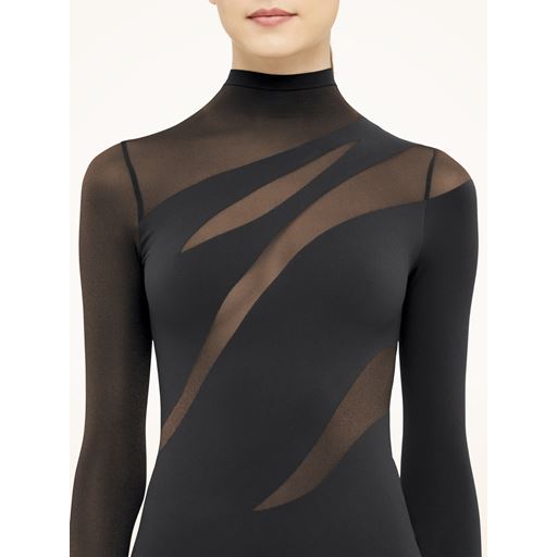 Wolford Sheer Opaque Kjole, Black, M