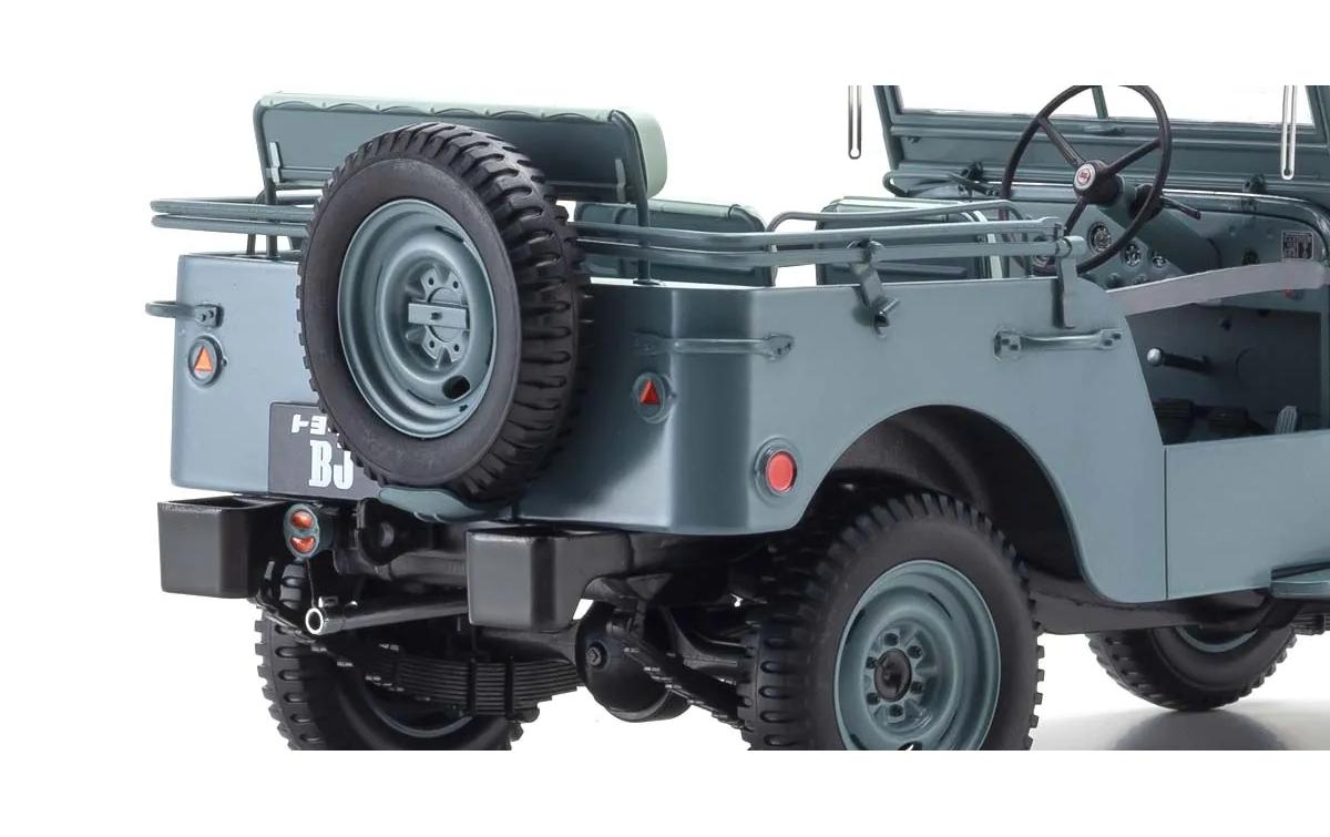Toyota Land Cruiser BJ Blaugrün, 1:18<br>Detailgetreues Modellauto für Sammler im Massstab 1:18
