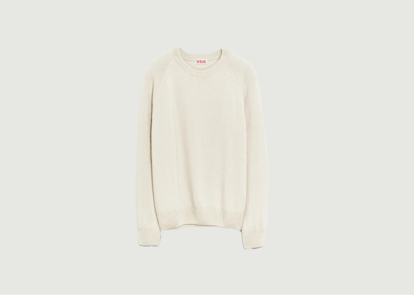 Pull Col Rond En Cachemire Tricot