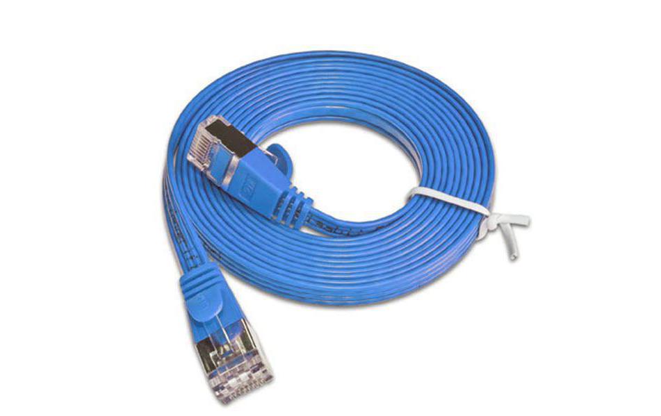 Slimpatchkabel RJ-45 - RJ-45, Cat 6, STP, 0.25 m, BlauGeschirmtes Twisted-Pair-Kabel (STP) mit Klinkenschutz