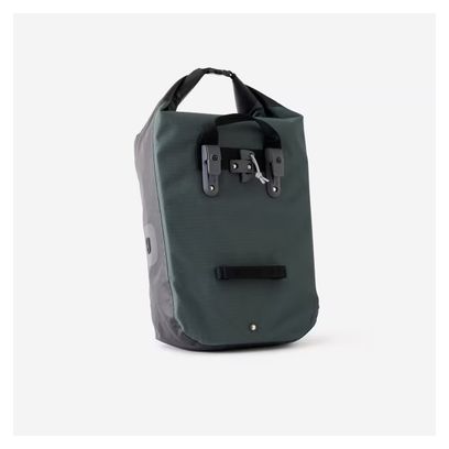 Sacoche de Porte-Bagage Btwin 500 1x20L Gris Foncé