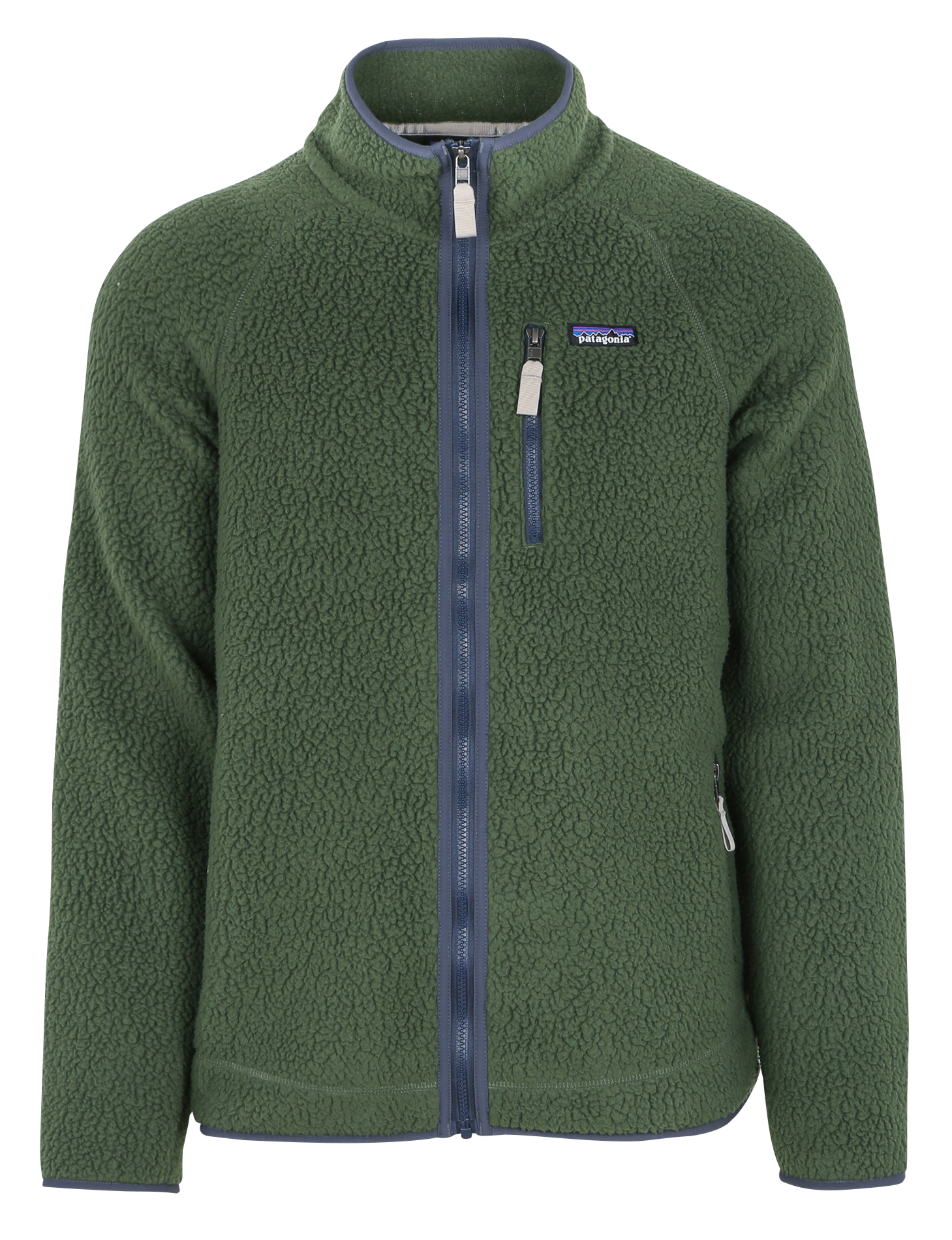 Polaire col montant texturée | Vert