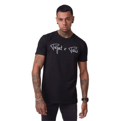 Tee-shirt à manches courtes homme Basic Broderie PROJECT X PARIS