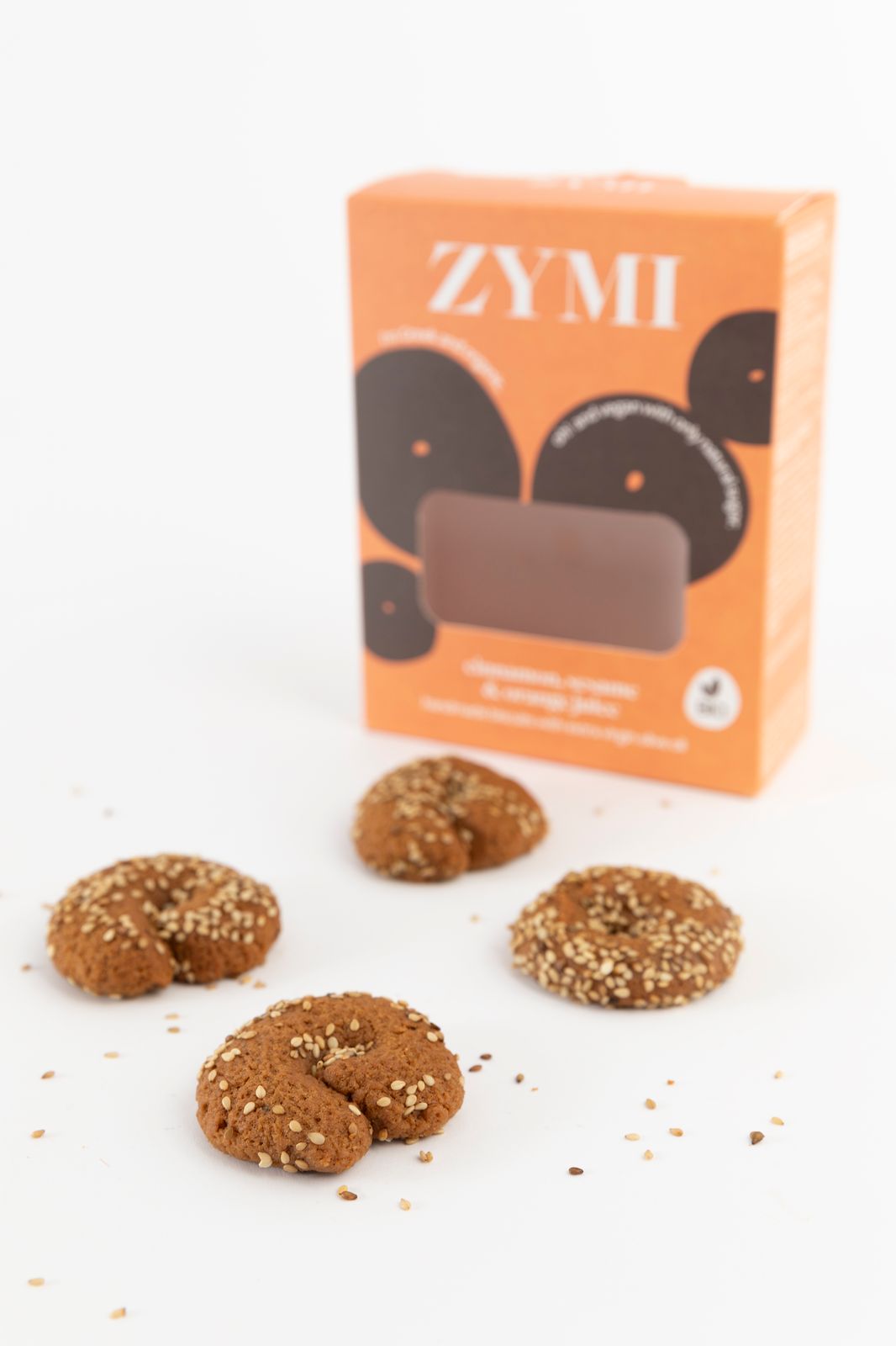 Zymi Biscuits Cinnamon Orange Juice Sesame