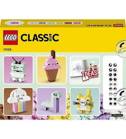 LEGO? Classic - Kreativt Sjov Med Pastelfarver 11028 - 333 Dele