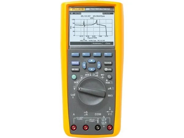 Fluke 287/EUR, 4,5 cifre, batterier, AA, 102 mm, 60 mm, 222 mm