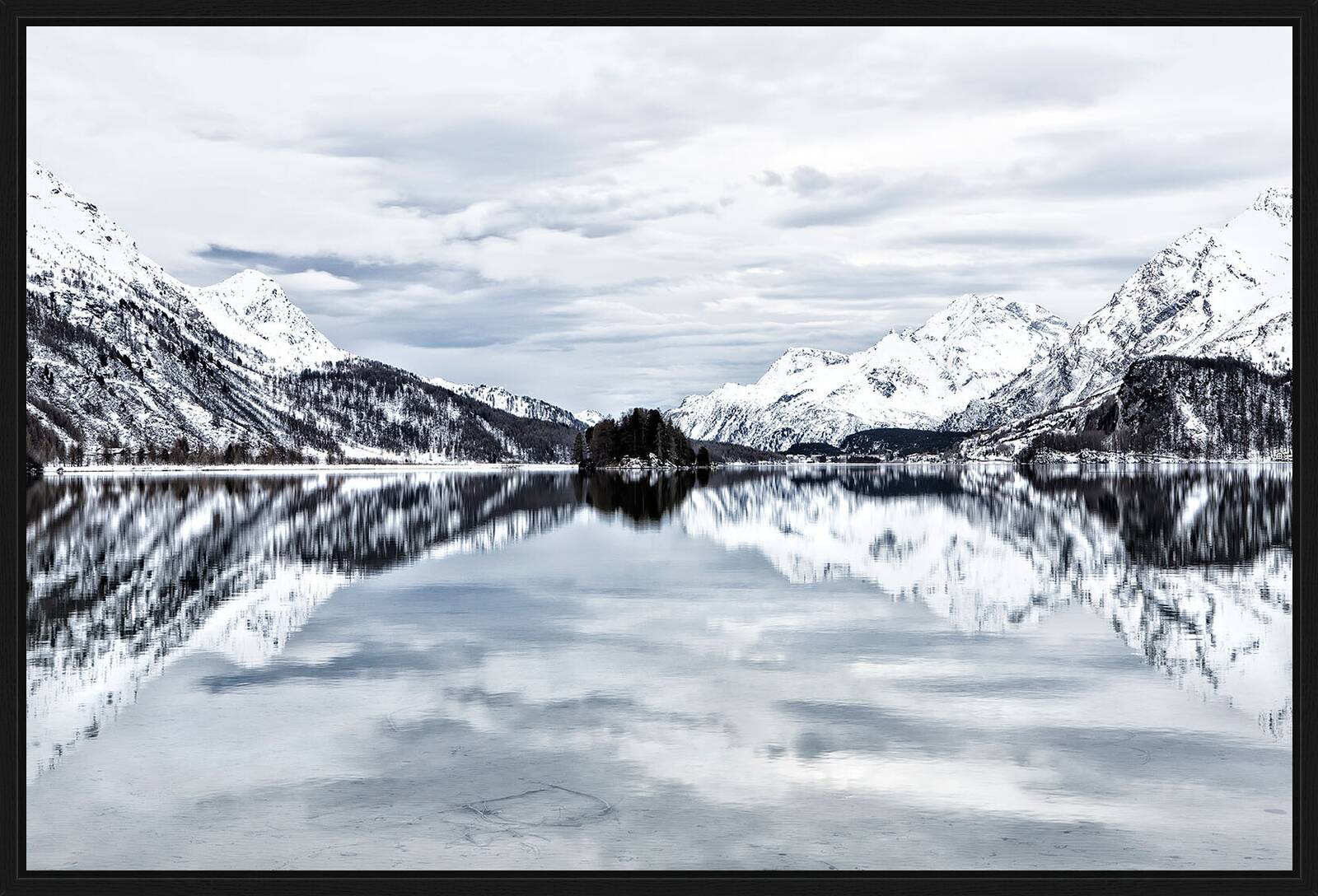 Abendstimmung Sils by Claudio Gotsch - Limited Edition. Edition of: 75. Signed.