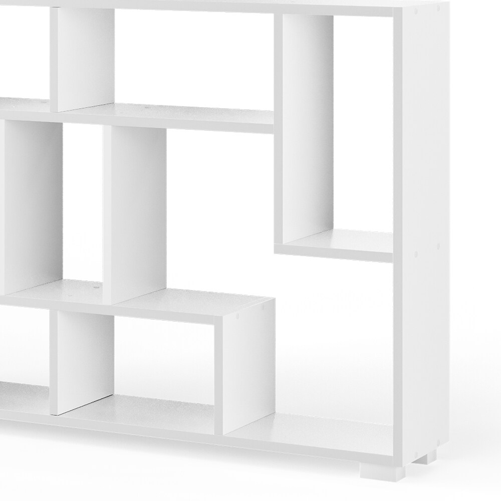 Vicco Raumteiler Domus 9 offene Fächer weiß Bücherregal Standregal Aktenregal