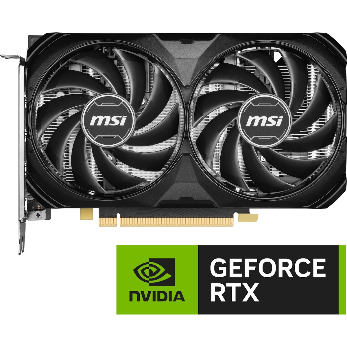 MSI GeForce RTX™  4060 Ti VENTUS 2X BLACK 8G E1 OC grafikkort