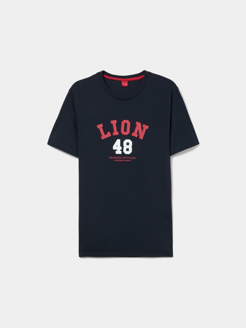 T-shirt em algodão com estampado