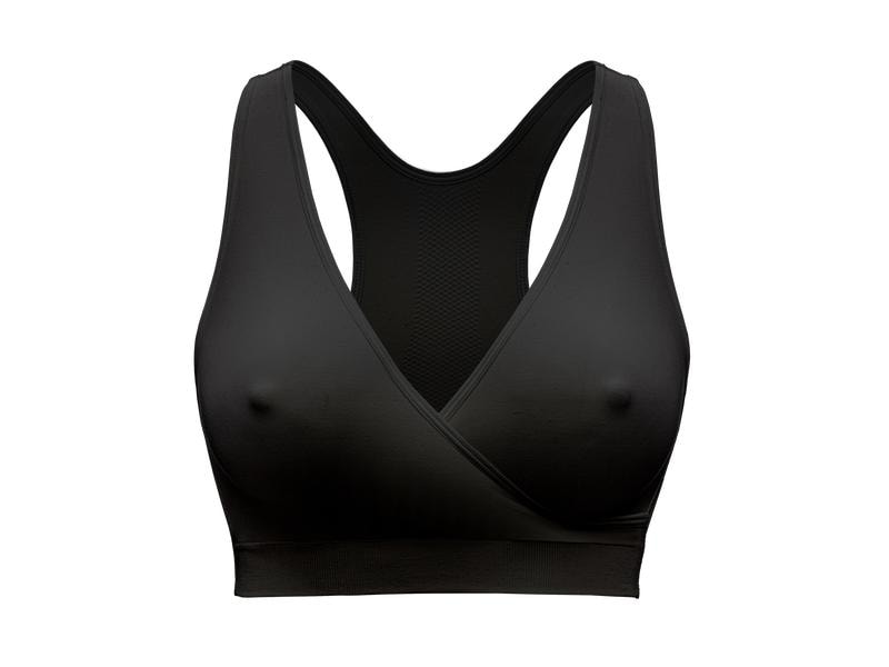 MEDELA Still- und Schlaf-BH Keep Cool Schwarz Gr. M Atmungsaktiver Schlaf-BH für Schwangerschaft und Stillzeit
