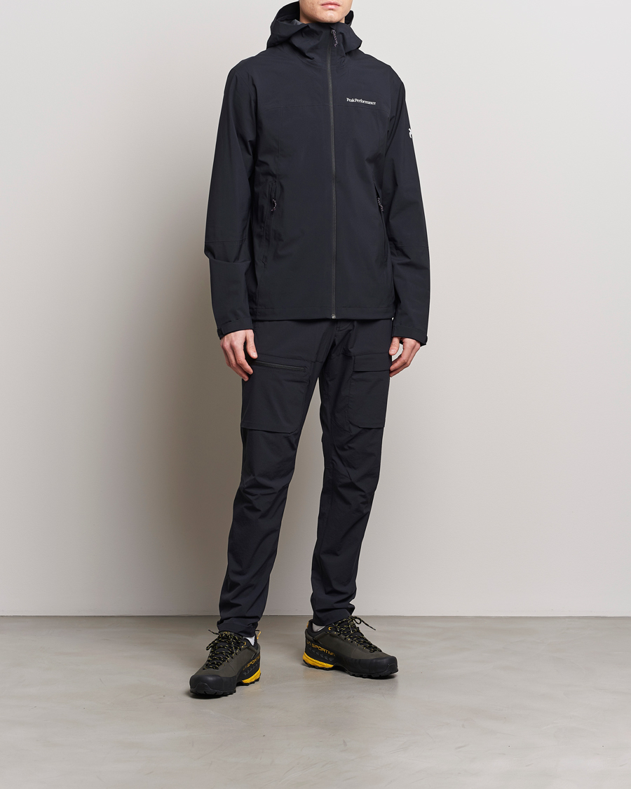 Peak Performance Trail Hipe Hooded Shell Jacket Black