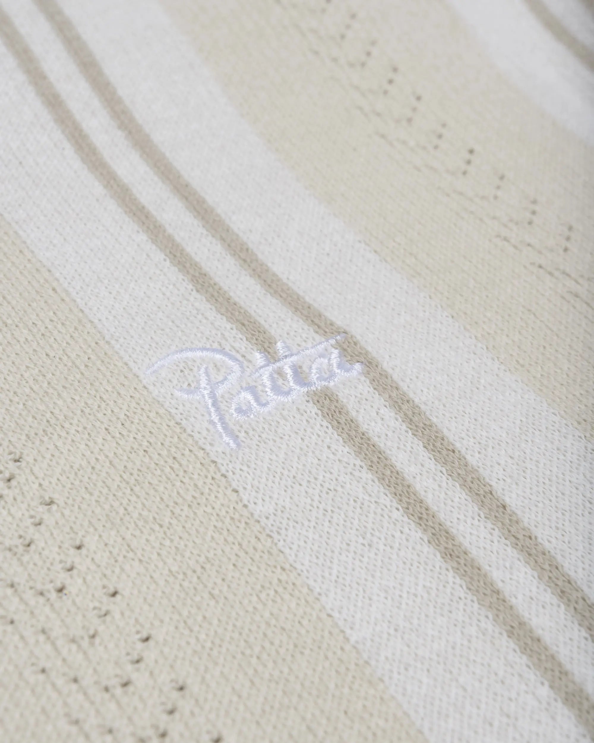 Patta Knitted Football Shirt (Oatmeal)