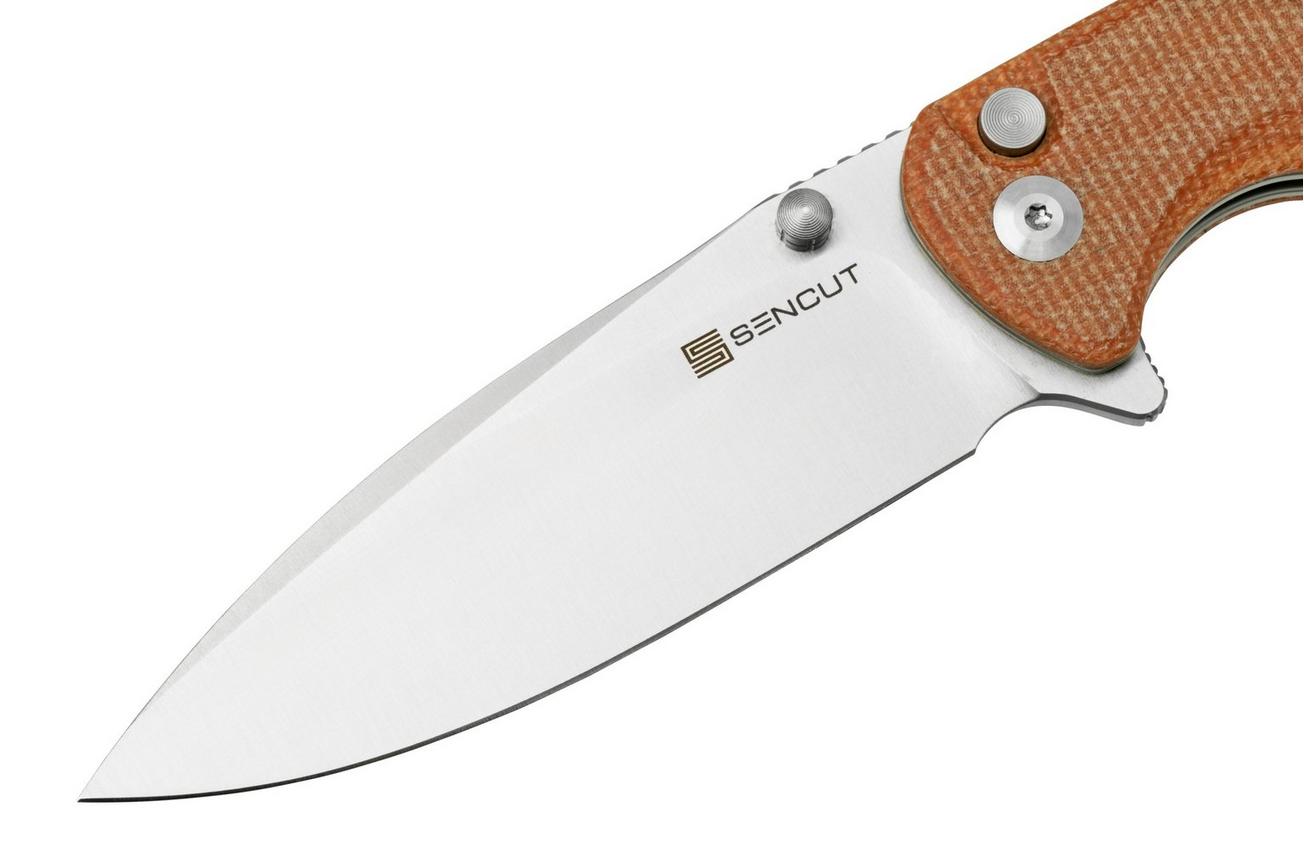 SENCUT Sachse S21007-3 Brown Micarta zakmes