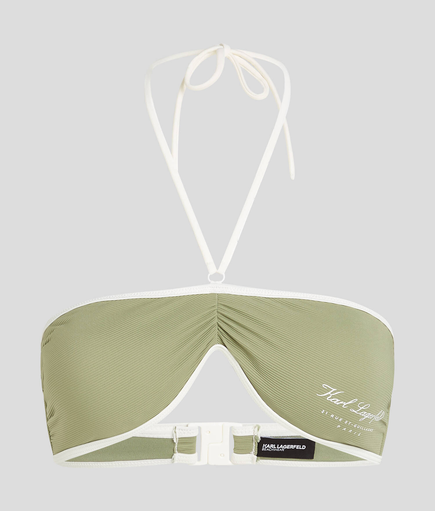 HAUT DE BIKINI BANDEAU HOTEL KARL - Vert d'huile
