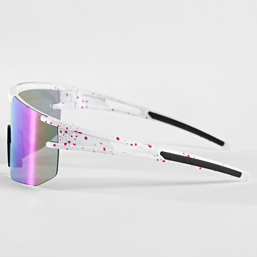 Lunettes De Soleil Blanc Iridescent