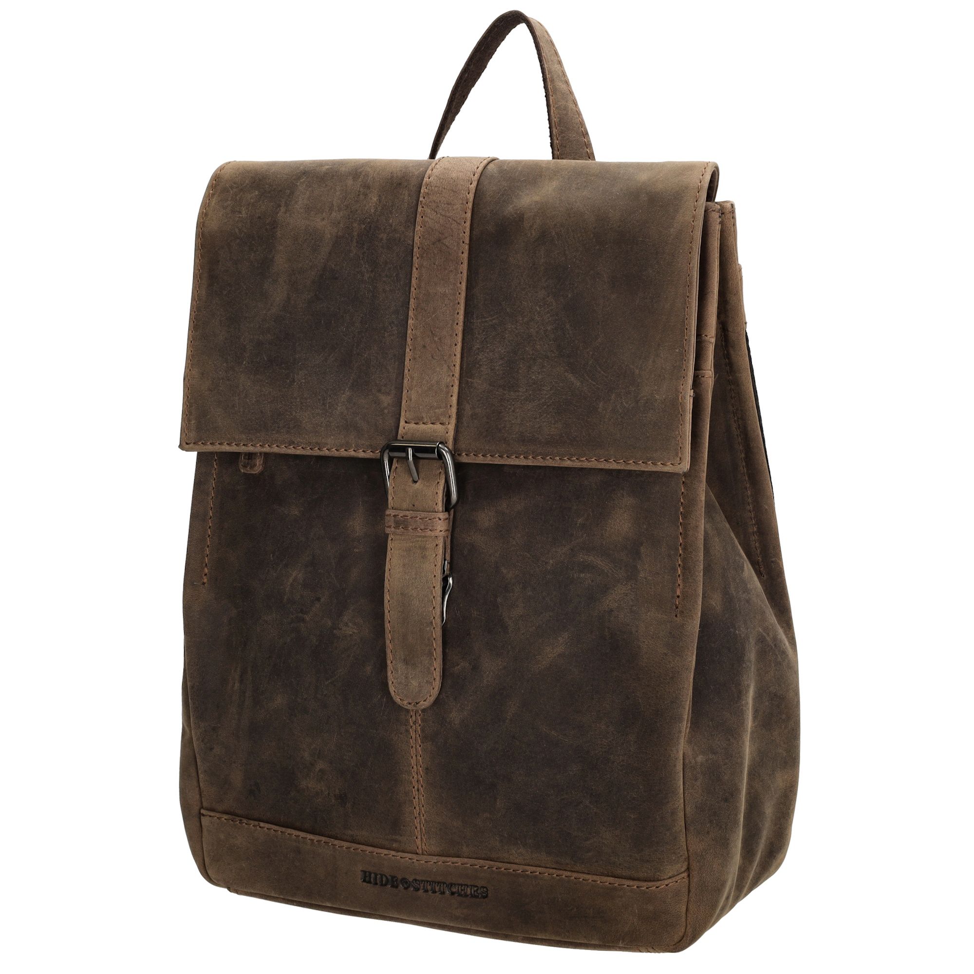 Hide & Stitches Idaho Rugzak Donkerbruin