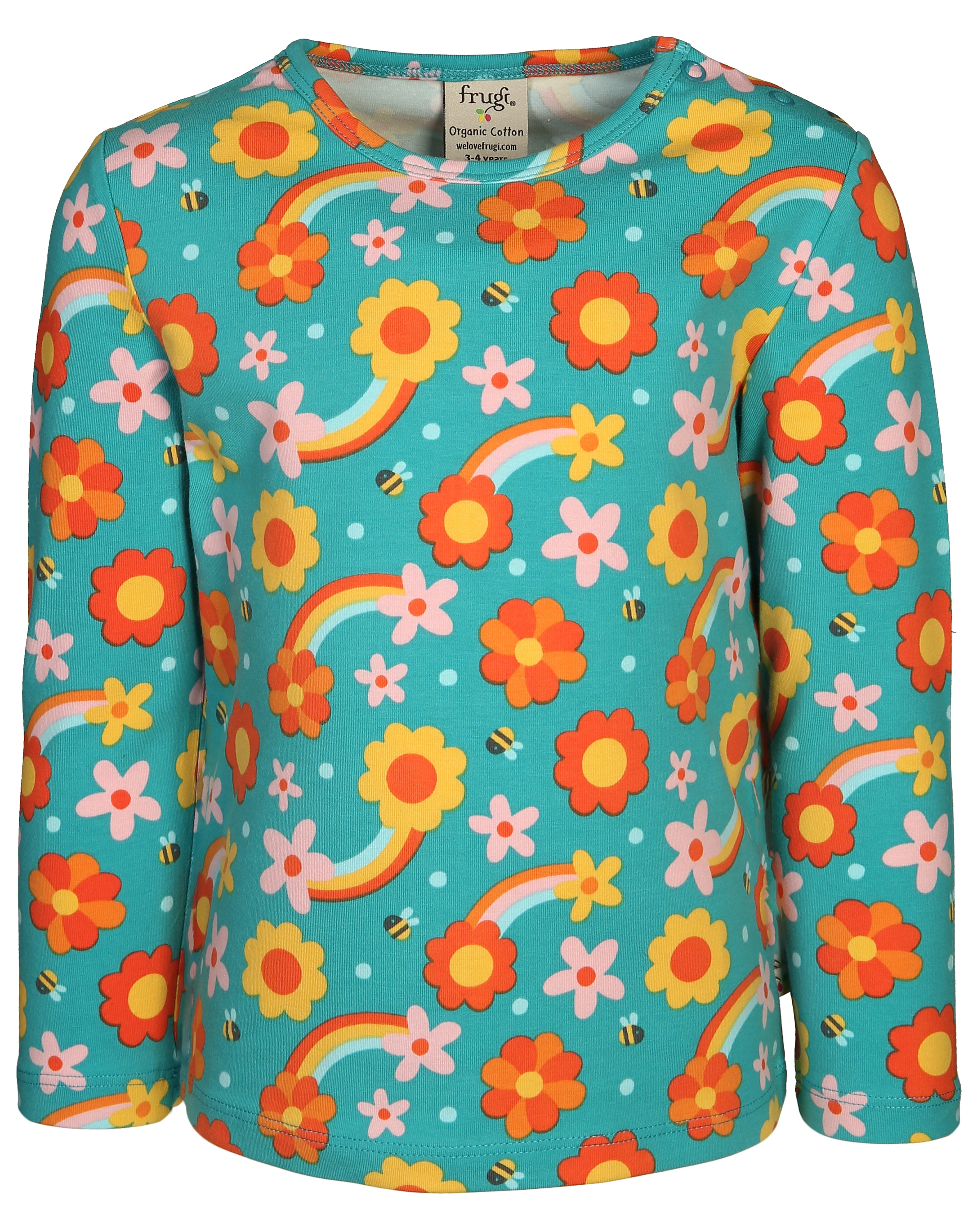 Langarmshirt BRYHER - DAHLIA in türkis