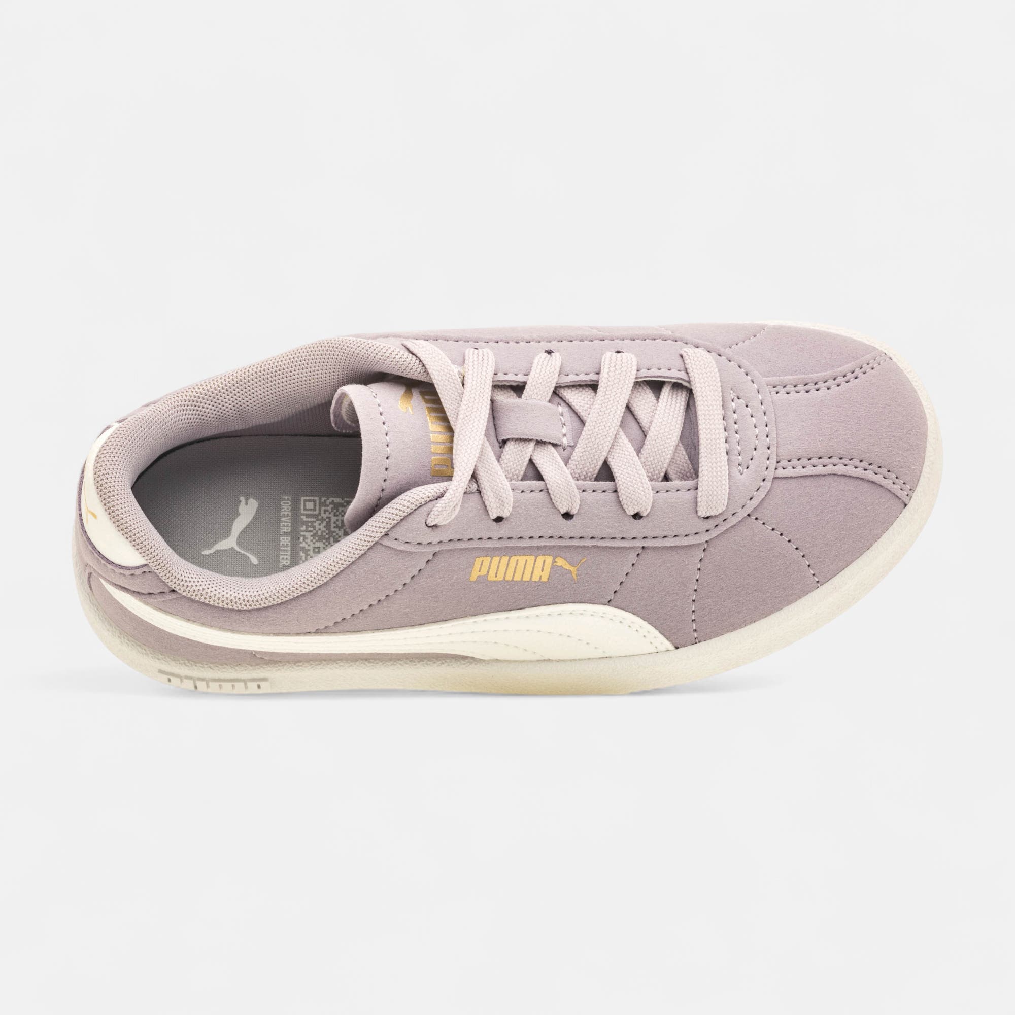 Sneakers Fille en cuir violet