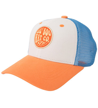 Lil' Boo Copenhagen Kappe - Trucker - Blue/Orange/White