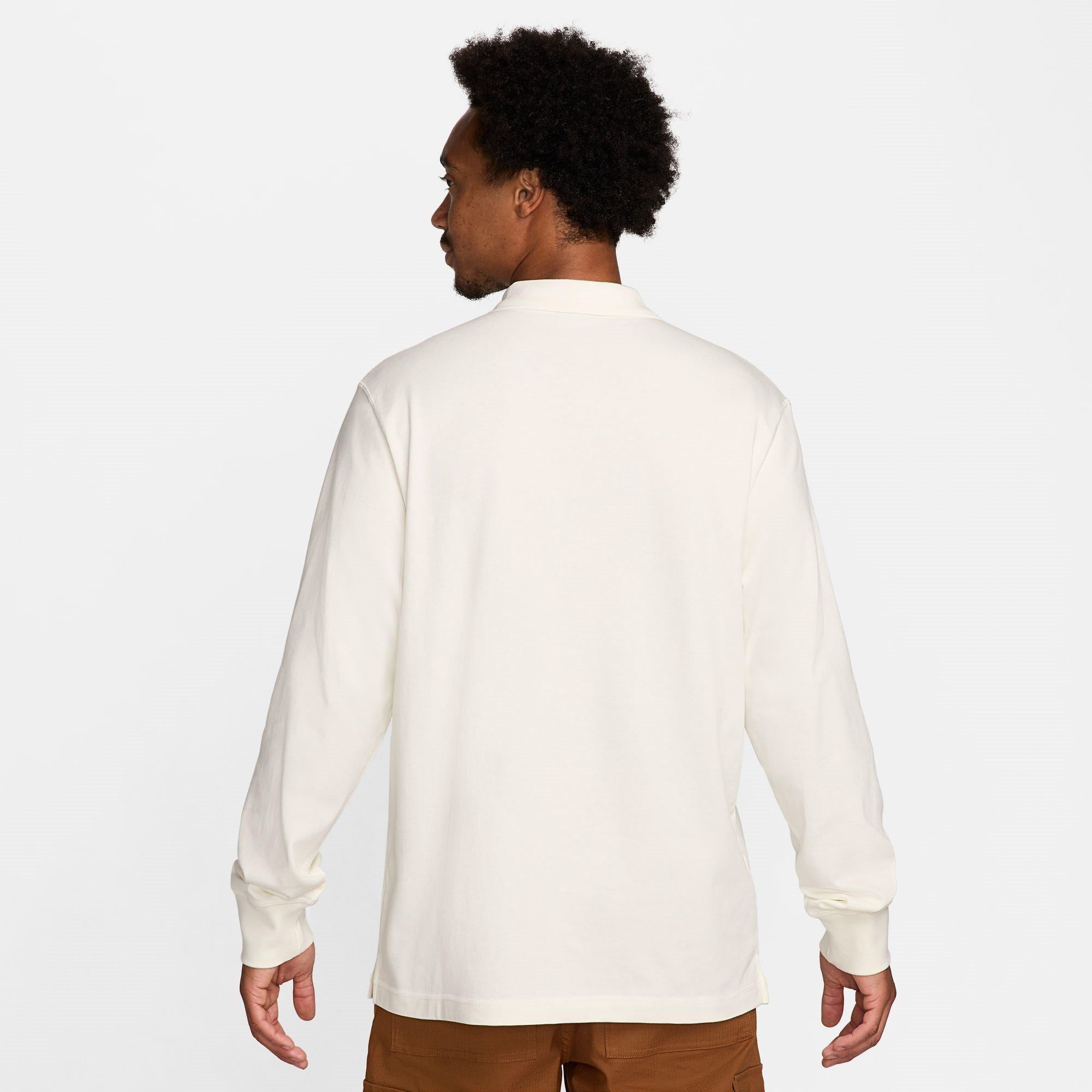 Nike Club Mens Long Sleeve Knit Polo
