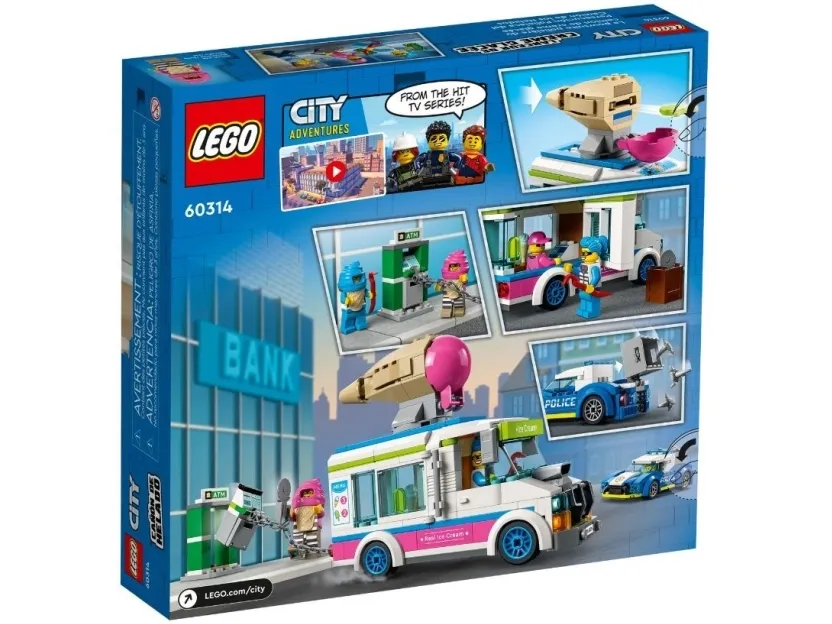 LEGO City 60314 Politijagt med isbil