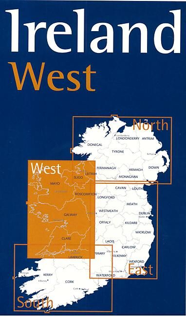 ORDNANCE SURVEY - IRELAND WEST 1 250 000