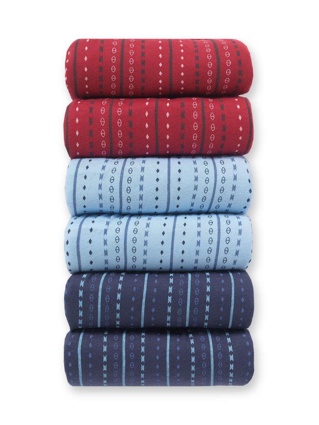 Slips hauts ouverts pur coton lot de 6
