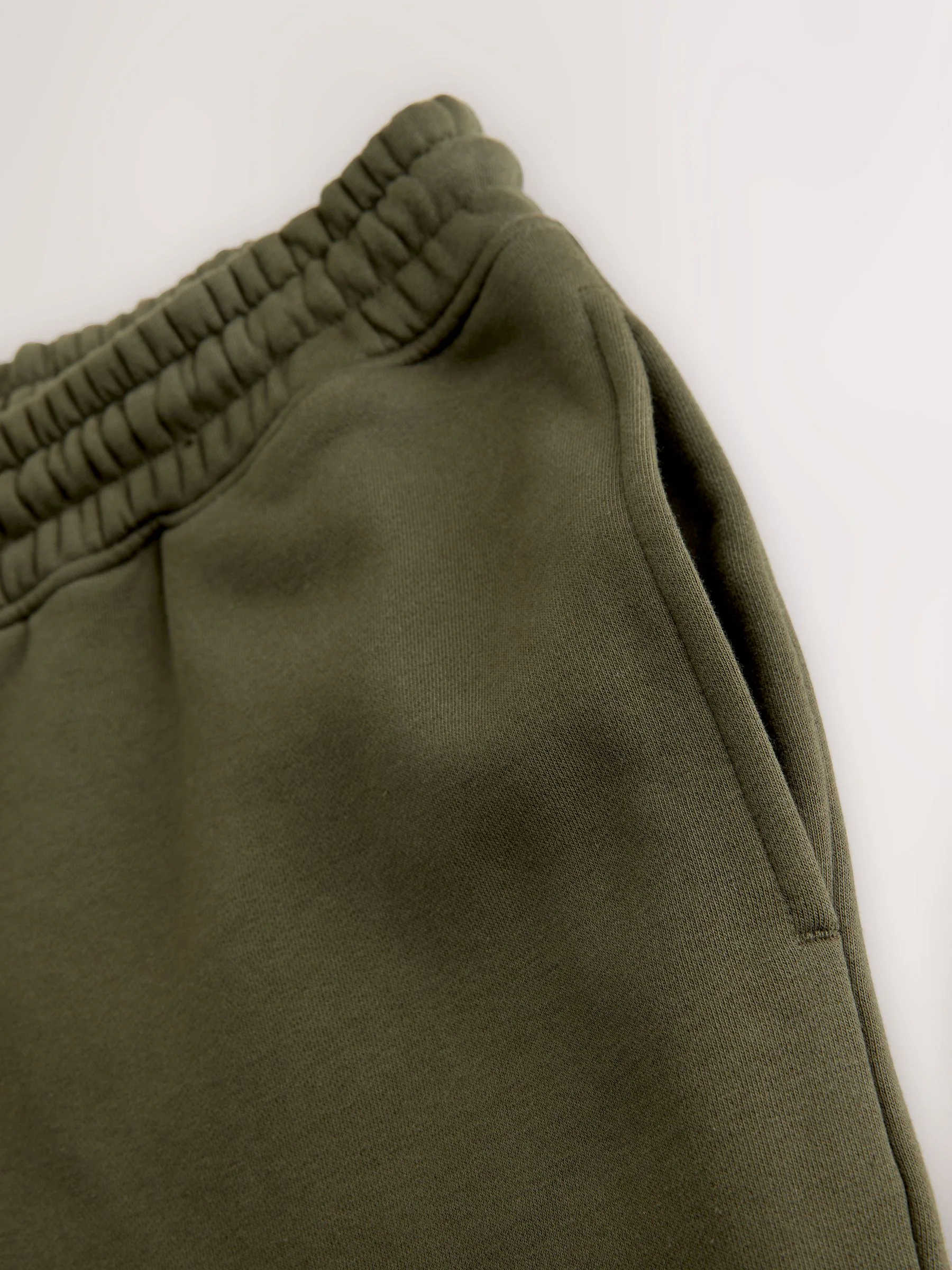 Kakigroen - Slim Fit - Katoenrijke Jersey Joggingbroeken